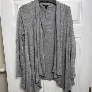 Banana Republic Gray Draped Cardigan